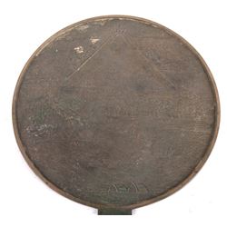 Early Bronze Japanese Metal Personal Mirror