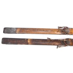 Antique Northland Wooden Skis C. 1940's