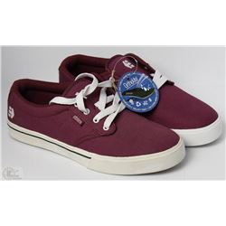 #34-ETNIES JAMESON 2 BURGUNDY SHOES