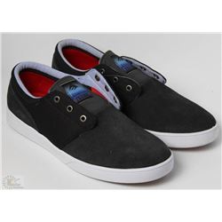 #41-EMERICA FIGUEROA DARK GREY AND BLACK SHOES
