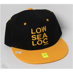 #83-LOW SEA LOC, BLACK AND YELLOW HAT