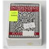 Image 1 : #132-INDEPENDENT PLAYING CARDS
