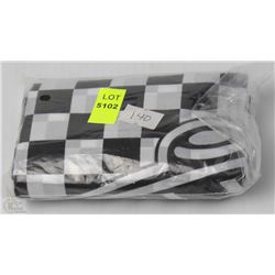 #140-VANS BLACK AND WHITE DRAW STRING BACKPACK