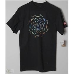 #224-ELEMENT YOUTH BLACK T-SHIRT