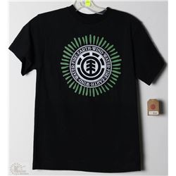 #230-ELEMENT YOUTH BLACK T-SHIRT