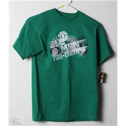 #233-ELEMENT YOUTH GREEN T-SHIRT