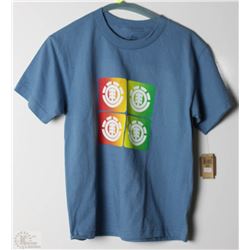 #235-ELEMENT YOUTH BLUE T-SHIRT
