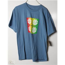#253-ELEMENT YOUTH LIGHT BLUE T-SHIRT