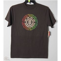 #259-ELEMENT YOUTH BROWN T-SHIRT