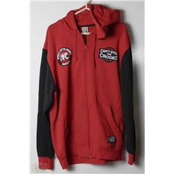 #263-CROOKS MENS HOODIE (RED)