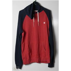 #265-ELEMENT MENS PULLOVER HOODIE (RED& NAVY)