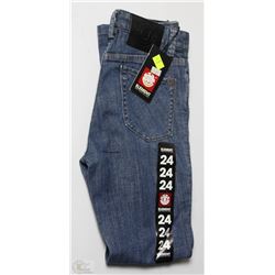 #295-ELEMENT MENS SKINNY BLUE JEANS