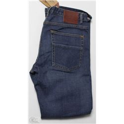 #299-ELEMENT MENS STRAIGHT CUT DARK BLUE JEANS