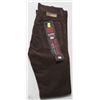 Image 1 : #306-ELEMENT MENS CORDS STRAIGHT FIT BROWN JEANS