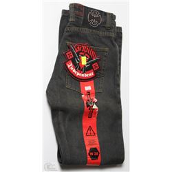#312-INDEPENDENT MENS STRAIGHT CUT GREY JEANS