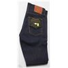 Image 1 : #321-CROOKS MENS RELAXED DARK BLUE JEANS