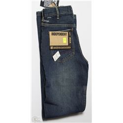 #332-INDEPENDENT MENS SLIM FIT DARK BLUE JEANS