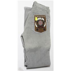 #336-INDEPENDENT HASLAM MENS STRAIGHT CUT GREY CORD