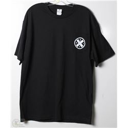 #364-RIOT MENS BLACK T-SHIRT