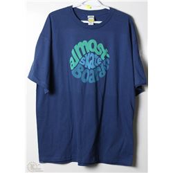 #365-ALMOST MENS NAVY T-SHIRT