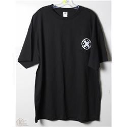 #366-RIOT MENS BLACK T-SHIRT