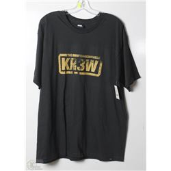 #376-KR3W MENS BLACK T-SHIRT