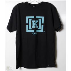 #378-KR3W MENS BLACK T-SHIRT