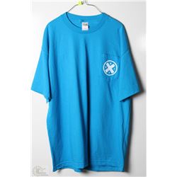 #395-RIOT MENS TEAL T-SHIRT