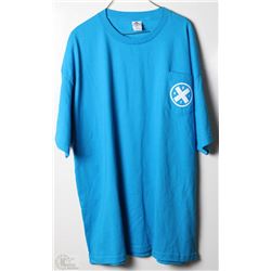 #396-RIOT MENS TEAL T-SHIRT