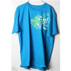 #401-SPILT MENS LIGHT BLUE T-SHIRT