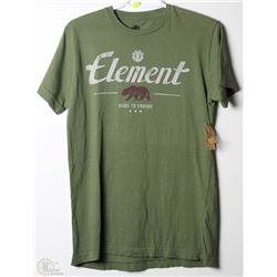 #409-ELEMENT MENS GREEN T-SHIRT