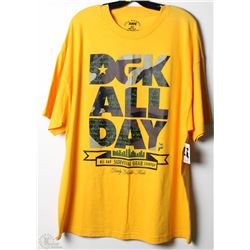 #414-DGK MENS YELLOW T-SHIRT
