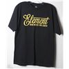 Image 1 : #423-ELEMENT MENS BLACK T-SHIRT