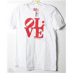 #425-OLIVE MENS WHITE T-SHIRT