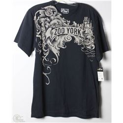 #426-ZOO YORK MENS BLACK T-SHIRT
