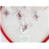 Image 1 : #1-STERLING SILVER ENHANCED RUBY & CUBIC CRYSTALS
