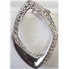 Image 1 : #27-STERLING SILVER, DIAMOND PENDANT