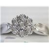Image 1 : #29-STERLING SILVER 7 DIAMOND RING