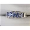 Image 1 : #38-STERLING SILVER TANZANITE RING