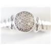 Image 2 : #40-STERLING SILVER DIAMOND RING