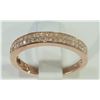 Image 2 : #47-10K ROSE GOLD DIAMOND BAND