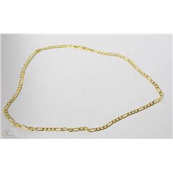 NEW 22" GOLD PLATED CHAIN