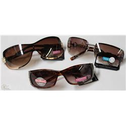 BAG OF THREE NEW LADIES DESIGNER SUNGLASSES