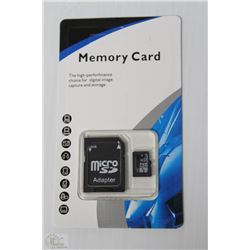 NEW 32GM MICRO SD CARD WITH ADAPTOR