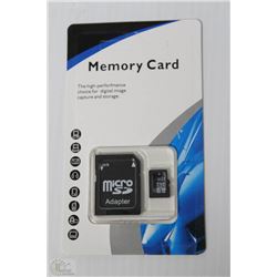 NEW 32GM MICRO SD CARD WITH ADAPTOR