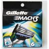 Image 1 : NEW 6PK GILLETTE MACH 3 REFILLS