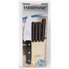 Image 1 : NEW FARBERWARE 6PC KNIFE SET IN BLOCK
