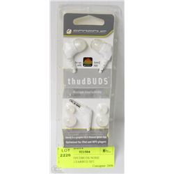 SCOSCHE THUDBUDS NOISE ISOLATING EARBUD SET