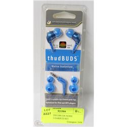 SCOSCHE THUDBUDS NOISE ISOLATING EARBUD SET