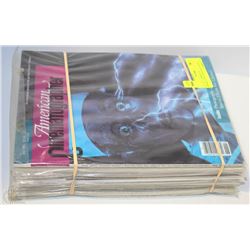 LOT OF 11 AMERICAN CINEMATOGRAPHER MAGAZINES